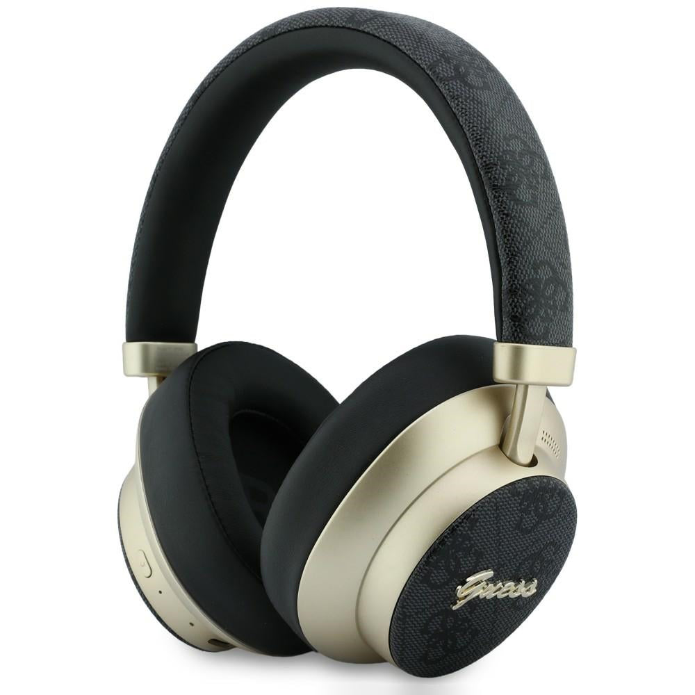 Manos libres Bluetooth Guess 4G Gold Script Metal, A2DP, Negro
