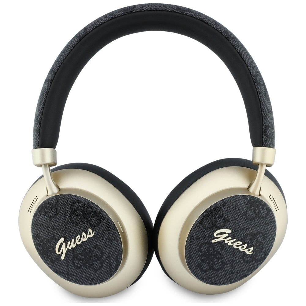 Manos libres Bluetooth Guess 4G Gold Script Metal, A2DP, Negro