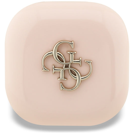 Manos libres Bluetooth Guess 4G Metal Logo, TWS, Rosa