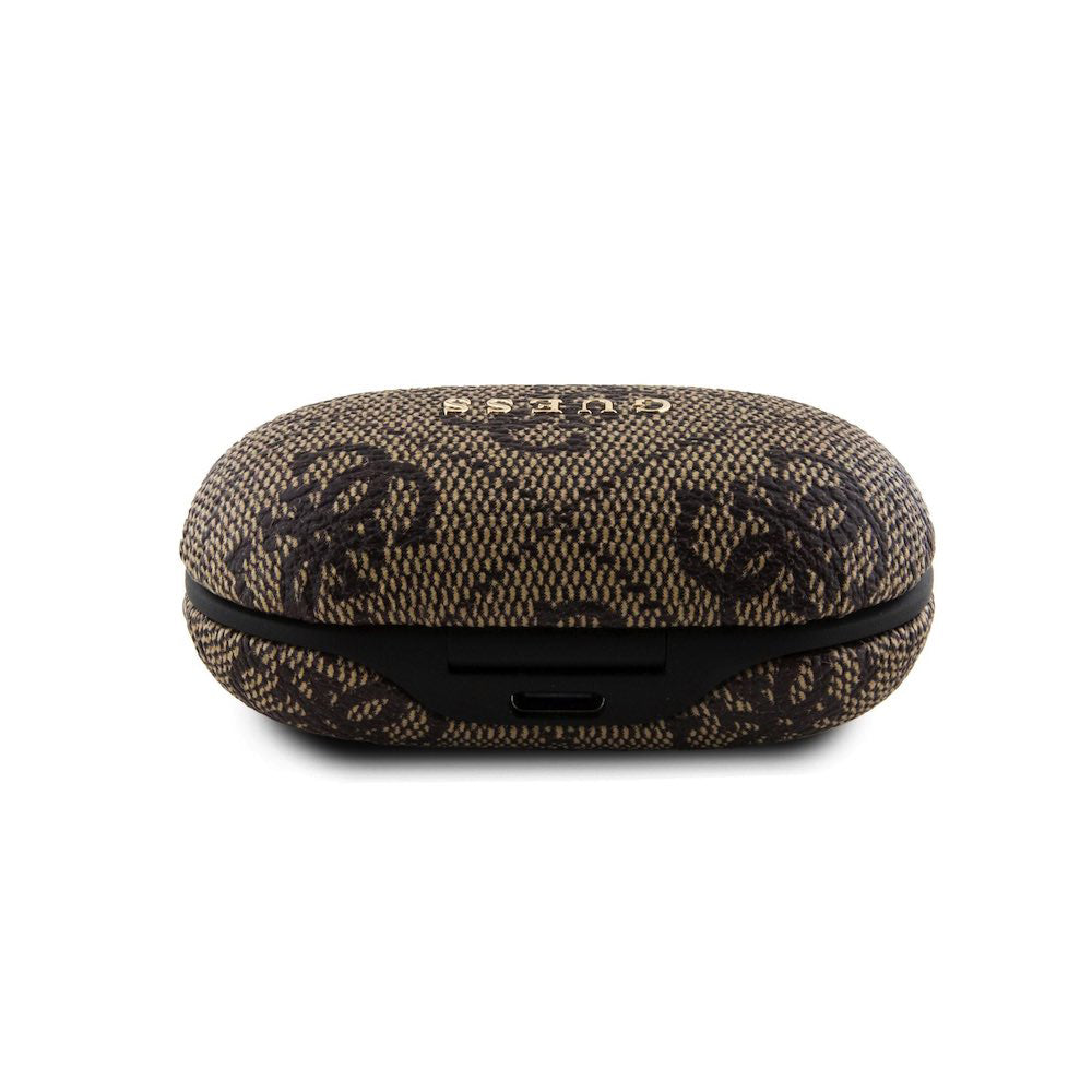Manos libres Bluetooth Guess 4G Metal, TWS, Marrón