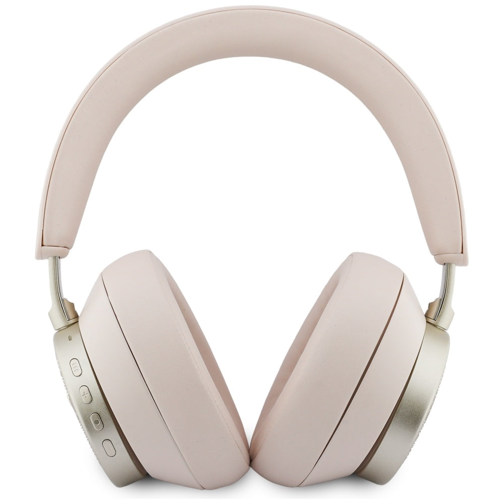 Manos libres Bluetooth Guess 4G Gold Triangle Logo, A2DP, Rosa
