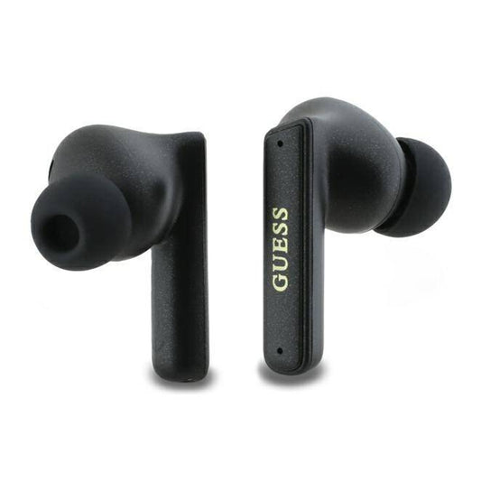 Manos libres Bluetooth Guess Capsule con Logo Impreso, TWS, ANC, Negro