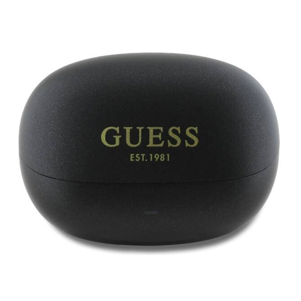 Manos libres Bluetooth Guess Capsule con Logo Impreso, TWS, ANC, Negro