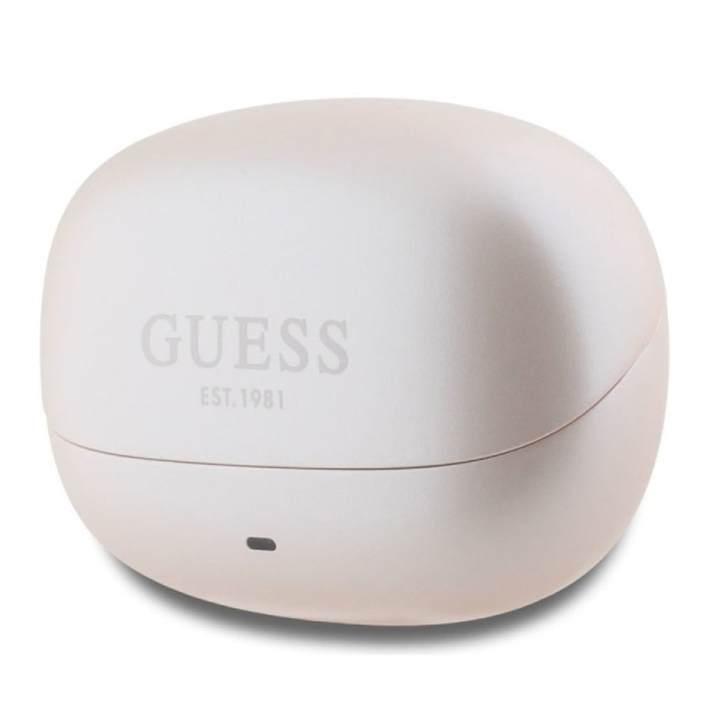 Manos libres Bluetooth Guess Capsule con Logo Impreso, TWS, ANC, Rosa