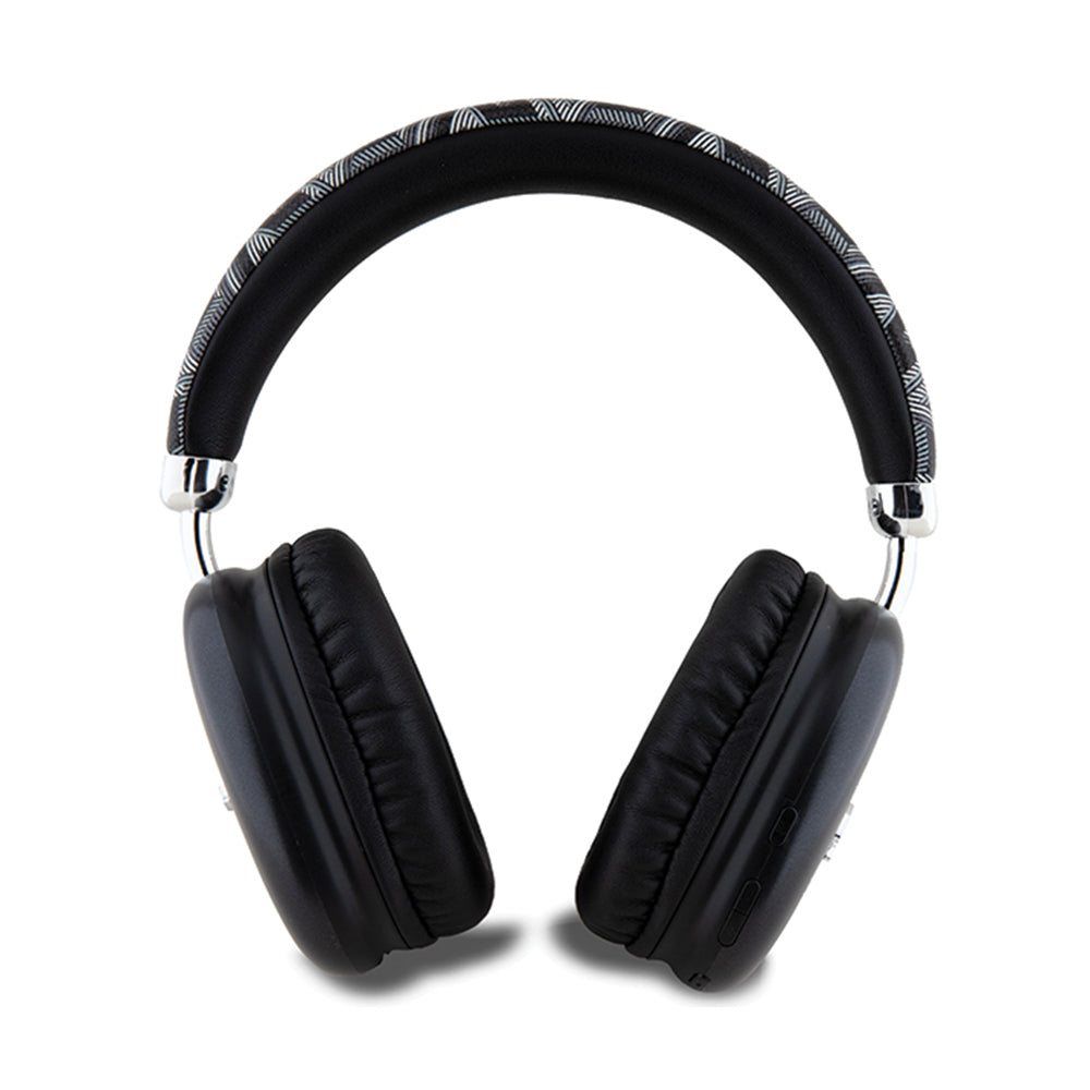 Manos libres Bluetooth Guess GCube Metallic Script Logo, A2DP, Negro