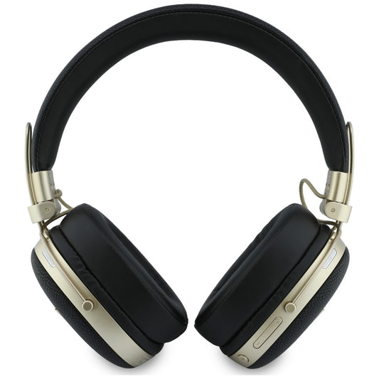 Manos libres Bluetooth Guess con logo triangular texturizado, A2DP, Negro