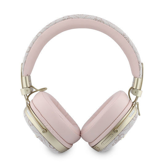 Manos libres Bluetooth Guess Metal 4G Script Logo, A2DP, Rosa