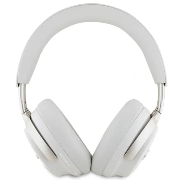 Manos libres Bluetooth Guess Metal Script Logo, A2DP, ANC, Beige