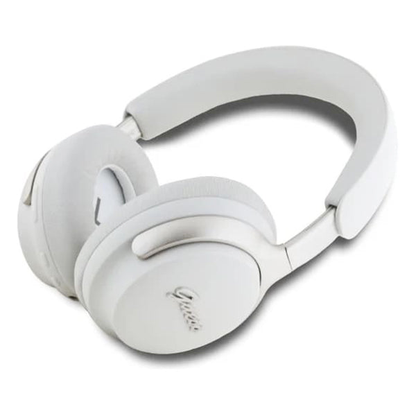 Manos libres Bluetooth Guess Metal Script Logo, A2DP, ANC, Beige