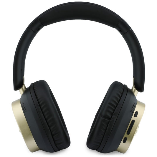 Manos libres Bluetooth Guess Rectangle Metal Script, A2DP, Negro