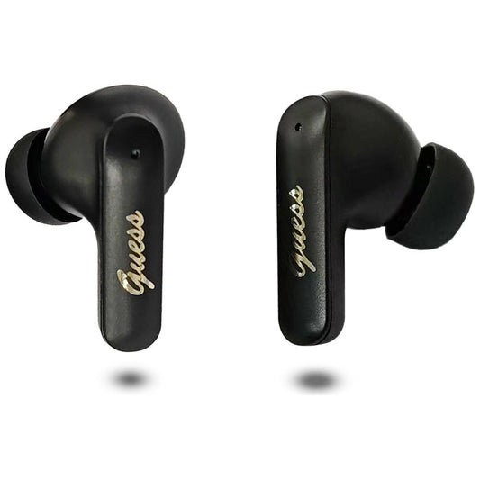 Handsfree Bluetooth Guess Script Metal Logo, TWS, Negro