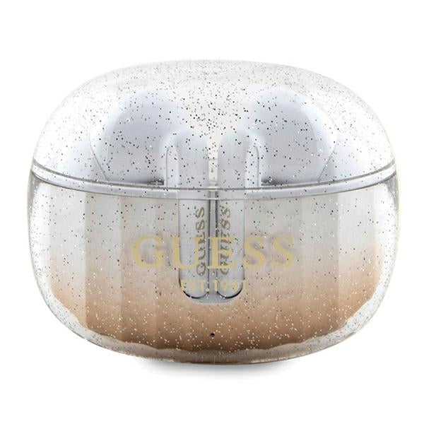 Manos libres Bluetooth Guess, TWS, Dorado