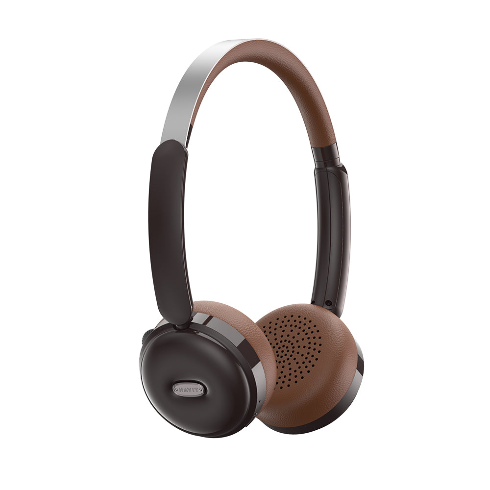 Manos libres Bluetooth HAVIT H616BT, A2DP, Marrón