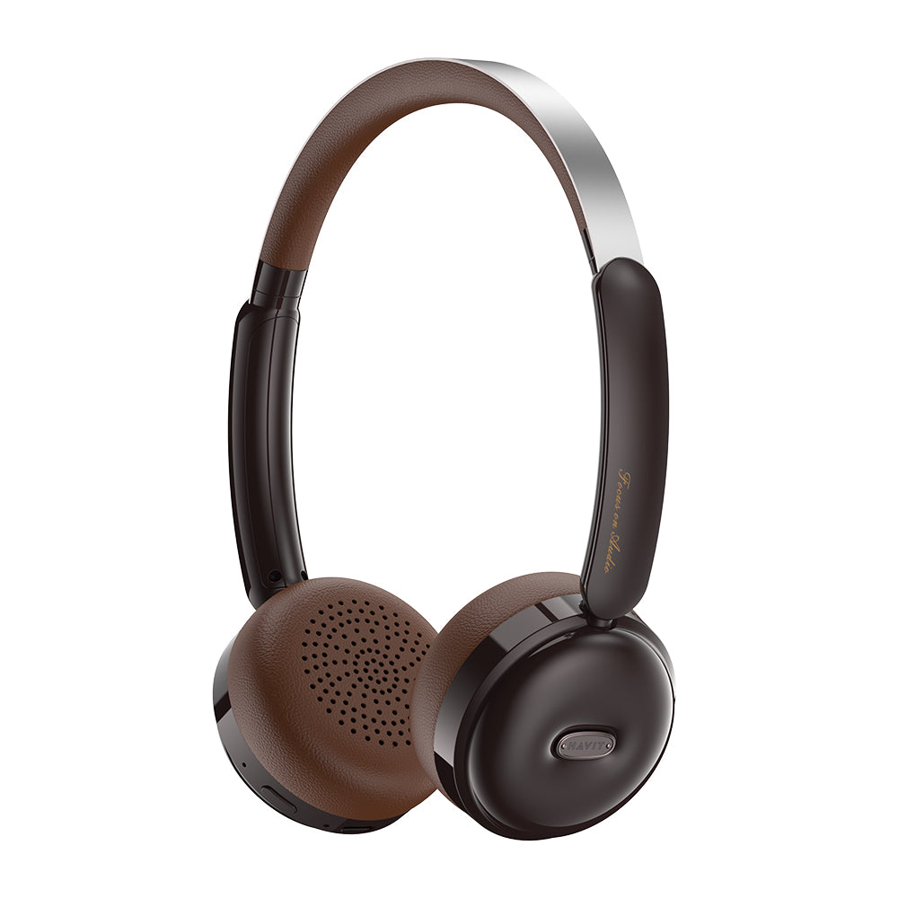 Manos libres Bluetooth HAVIT H616BT, A2DP, Marrón