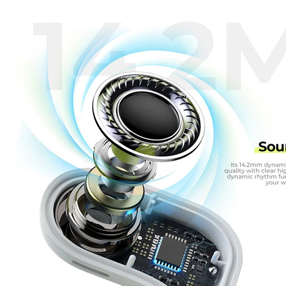 Manos libres Bluetooth HAVIT OWS915, TWS, Gris
