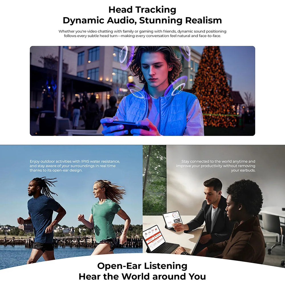 Handsfree Bluetooth HAVIT OWS916, TWS, Gris