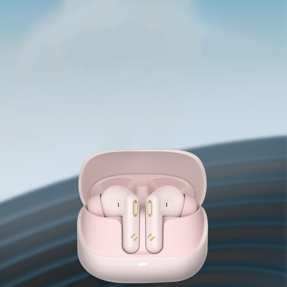 Manos libres Bluetooth HAVIT TW906 Pro, TWS, ANC, Rosa
