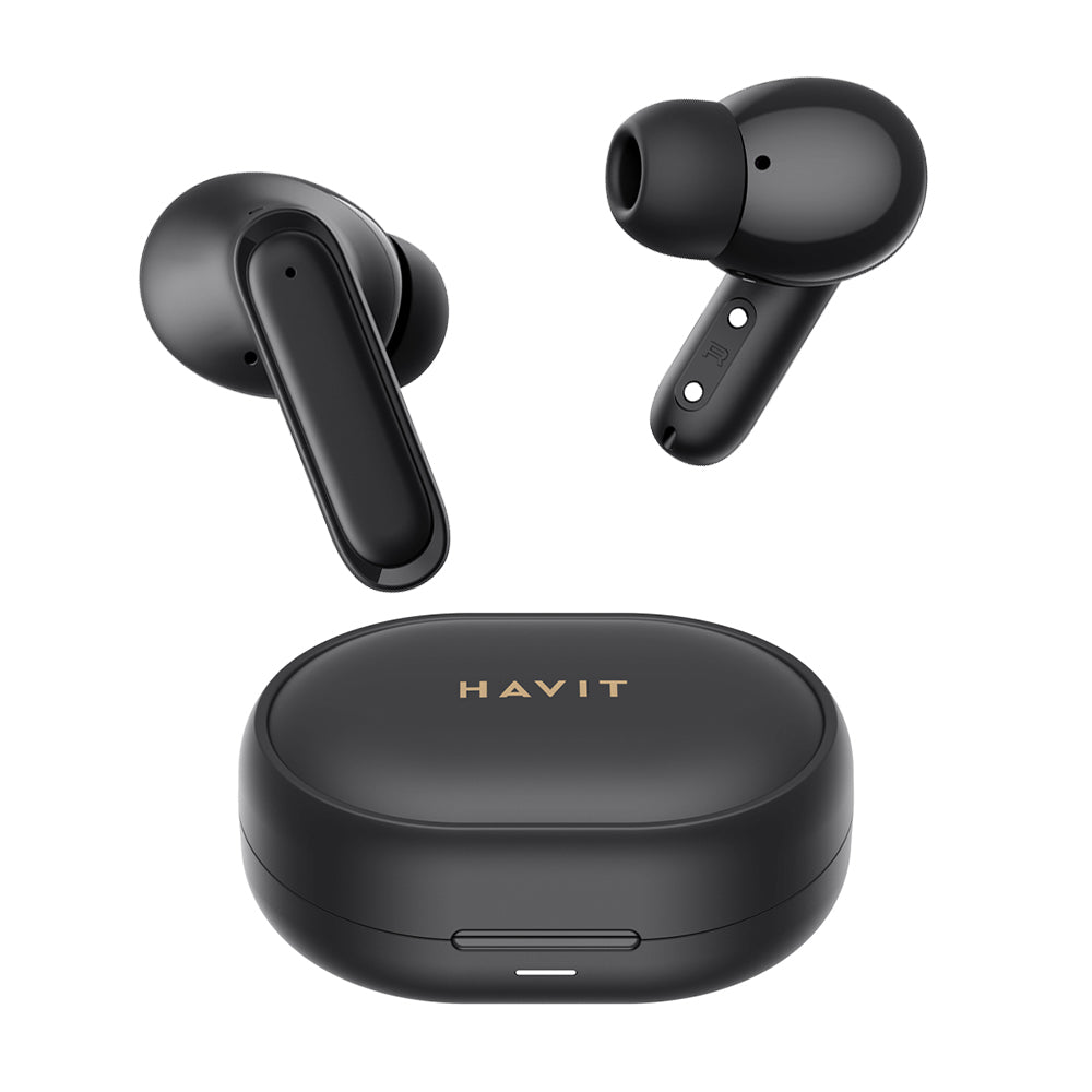 Manos libres Bluetooth HAVIT TW950, TWS, Negro