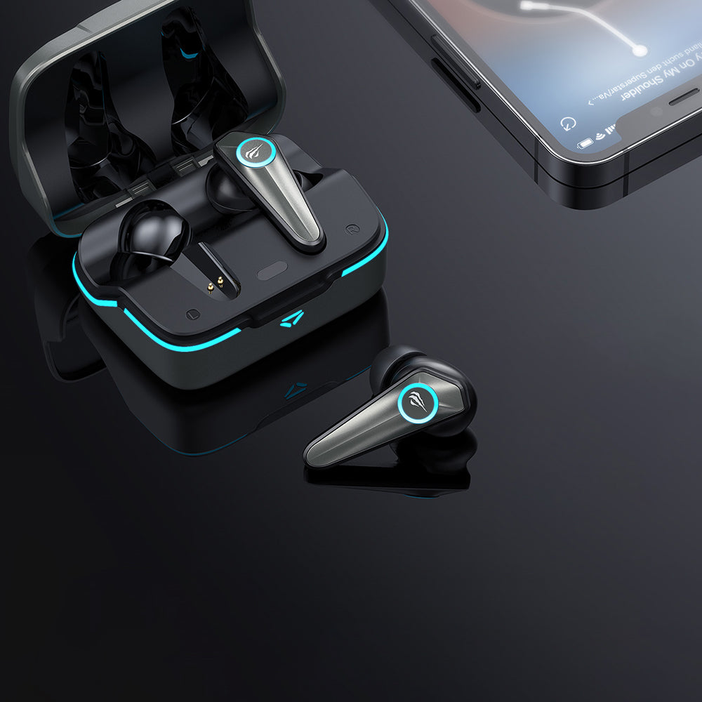 Handsfree Bluetooth HAVIT TW952 PRO RGB, TWS, Negro