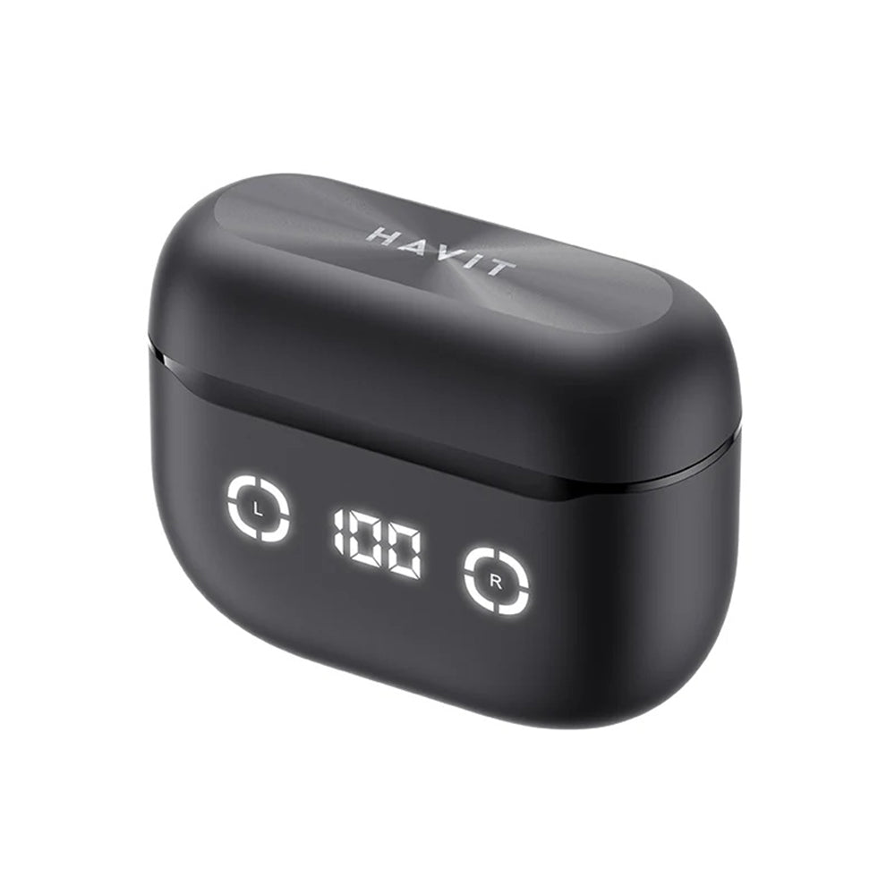 Manos libres Bluetooth HAVIT TW984, TWS, ANC, Negro