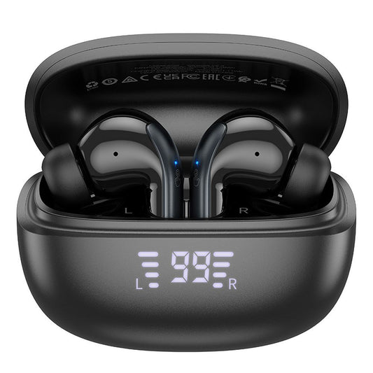 Manos libres Bluetooth HOCO EQ5, TWS, ANC, Negro
