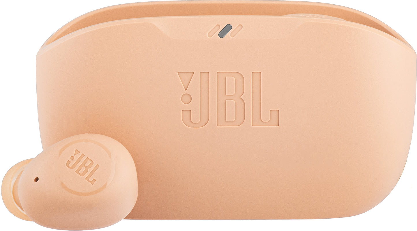 Auriculares manos libres Bluetooth JBL Wave Buds, TWS, Beige JBLWBUDSBEG