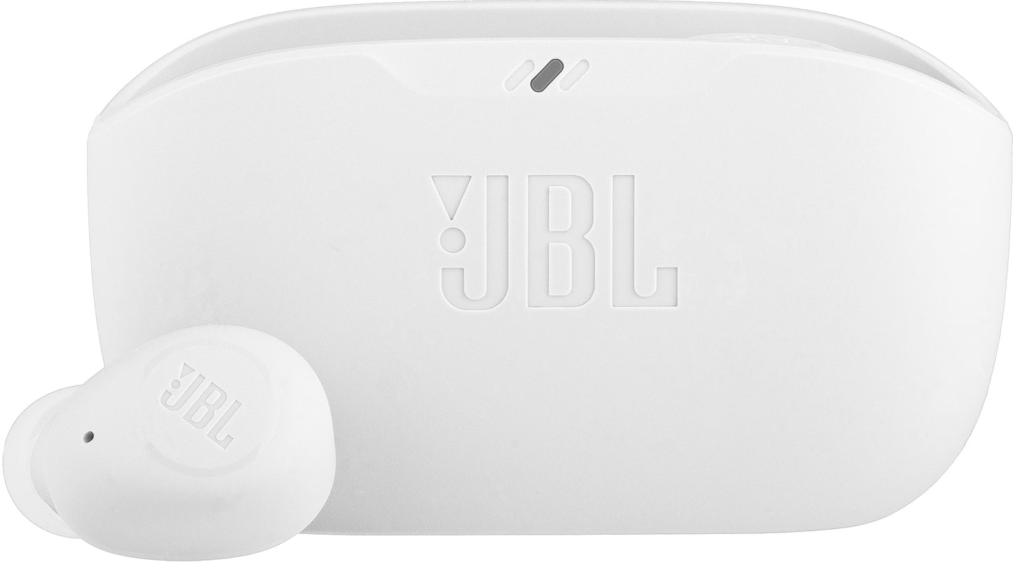 Manos libres Bluetooth JBL Wave Buds, TWS, Blanco JBLWBUDSWHT