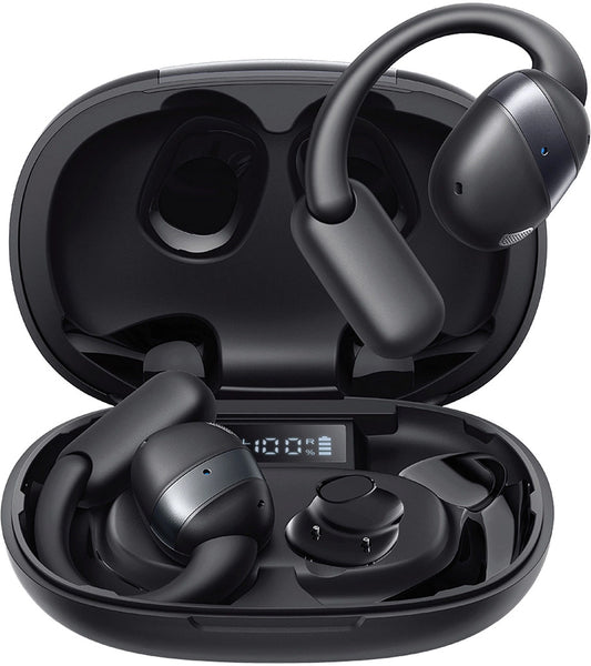 Manos libres Bluetooth Joyroom Open Ear JR-OE4, TWS, Negro