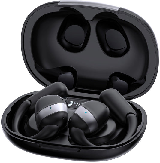 Manos libres Bluetooth Joyroom Open Ear JR-OE4, TWS, Negro