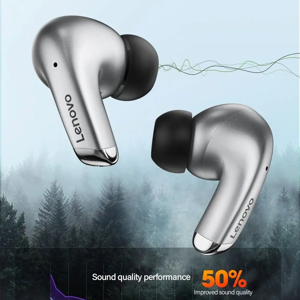 Handsfree Bluetooth Lenovo ThinkPlus LP5, TWS, Blanco