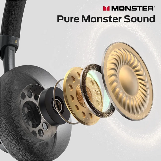 Manos libres Bluetooth Monster N-tune mini 02, A2DP, ANC, Negro