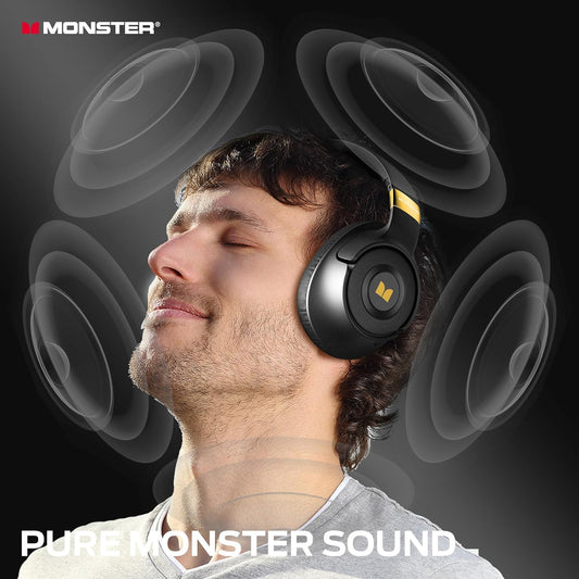 Manos libres Bluetooth Monster Persona SE, A2DP, ANC, Negro