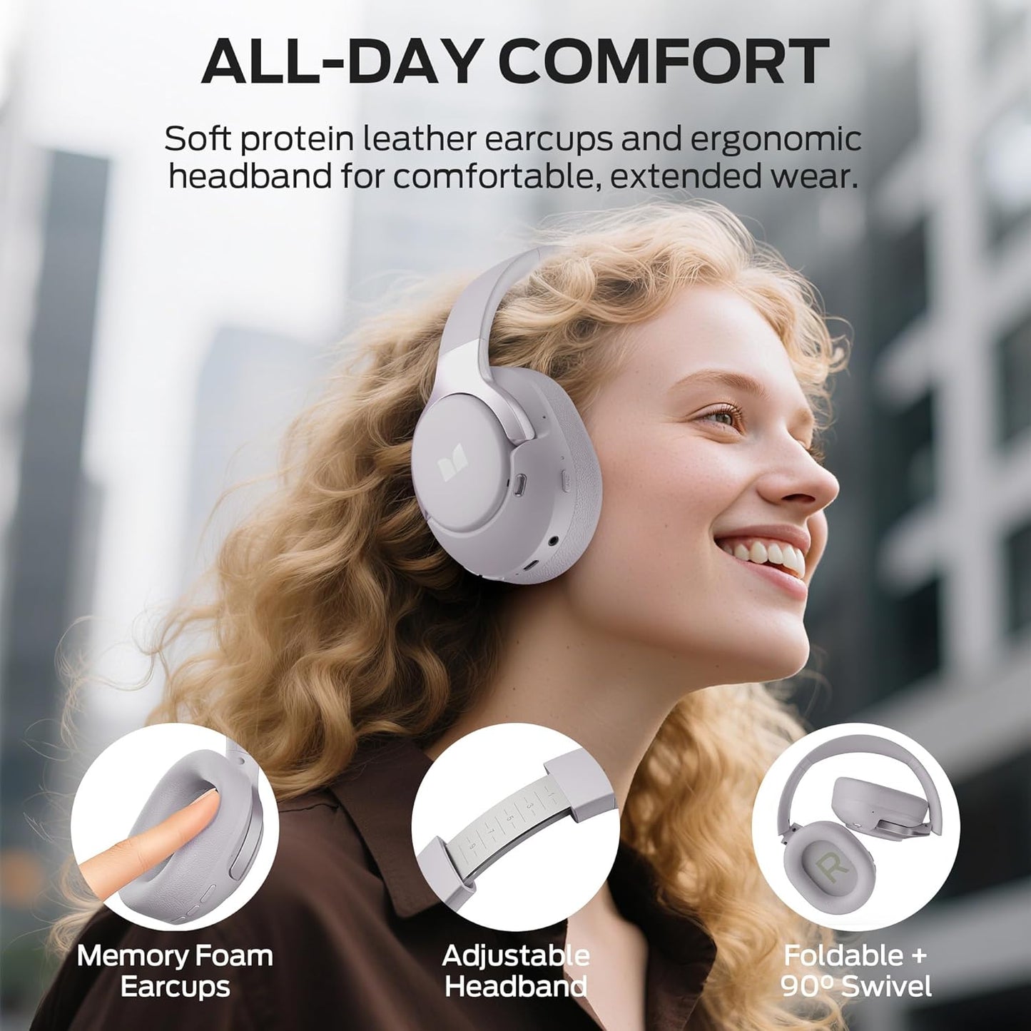 Manos libres Bluetooth Monster Persona 5th, MultiPoint, A2DP, ANC, Azul