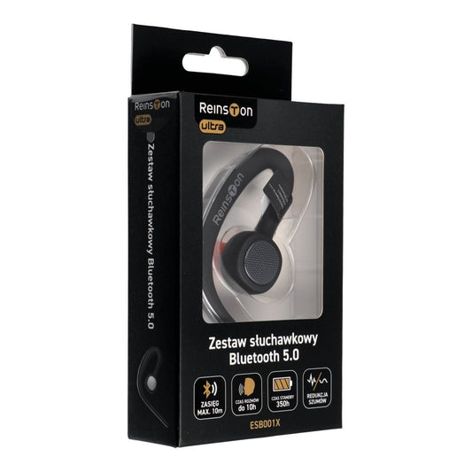 Manos libres Bluetooth Reinston ESB001X, MultiPoint, A2DP, Negro
