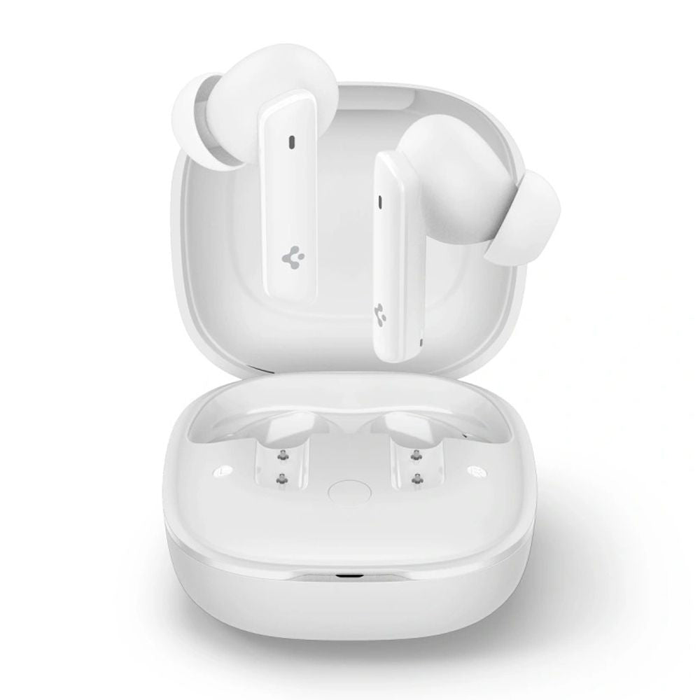 Handsfree Bluetooth Spigen SA2402, TWS, ANC, Blanco ASD07964
