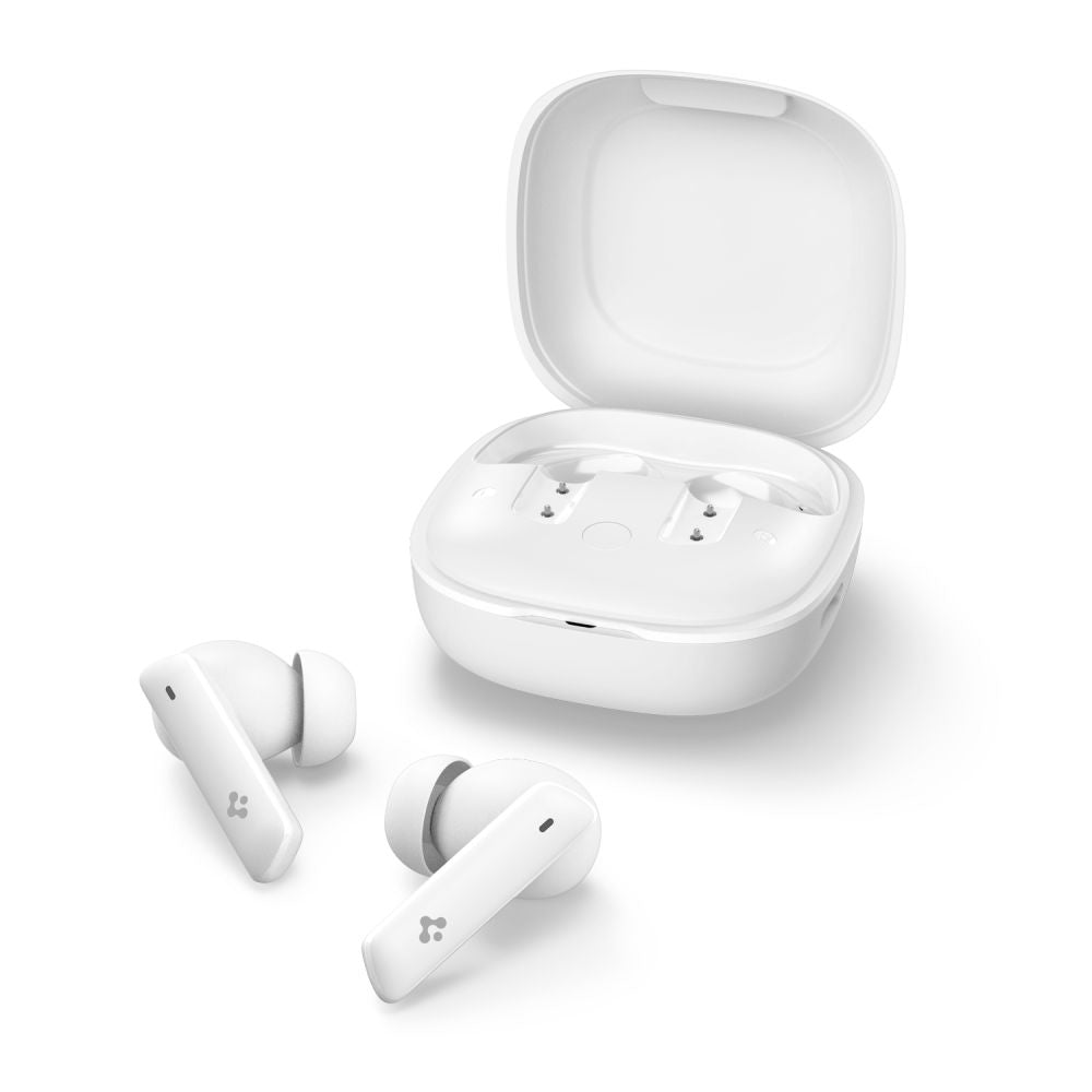 Handsfree Bluetooth Spigen SA2402, TWS, ANC, Blanco ASD07964