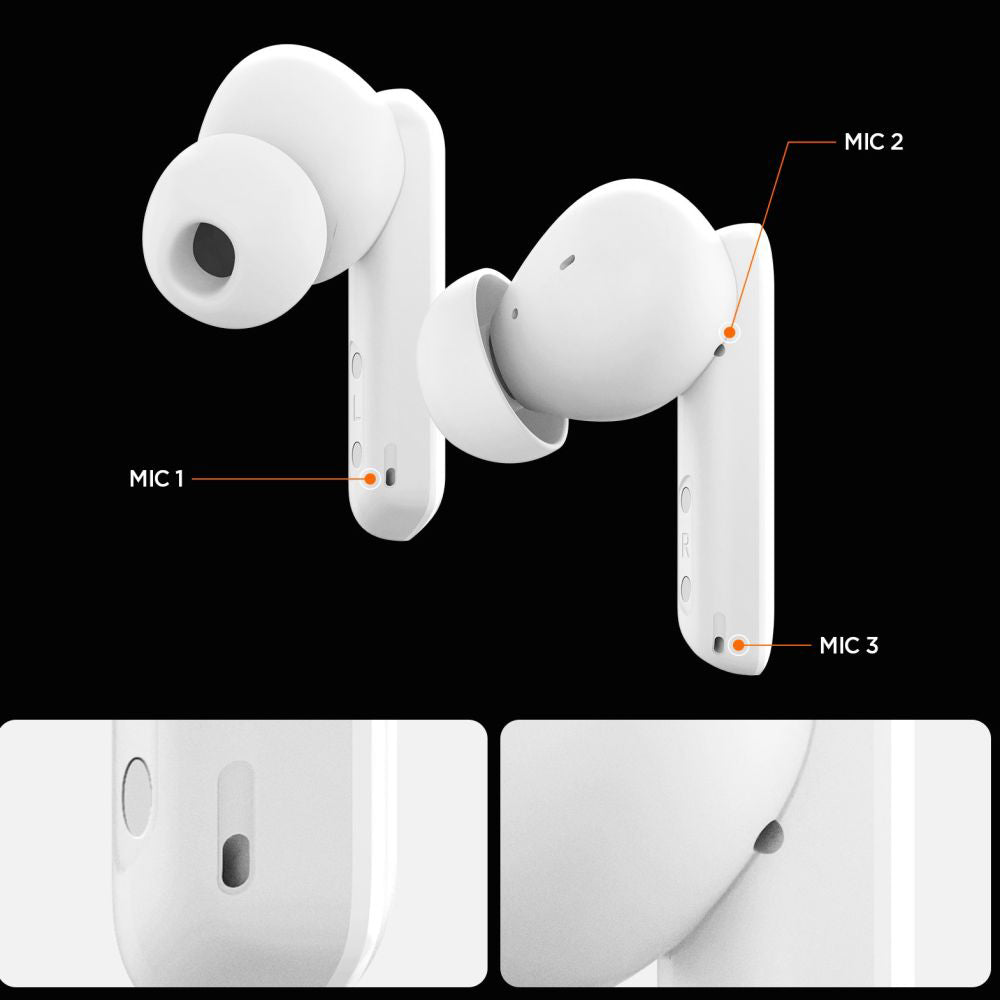 Handsfree Bluetooth Spigen SA2402, TWS, ANC, Negro ASD07888