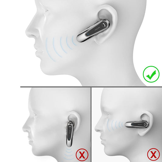 Manos libres Bluetooth Techsuit CB2 AirTalk, A2DP, Negro