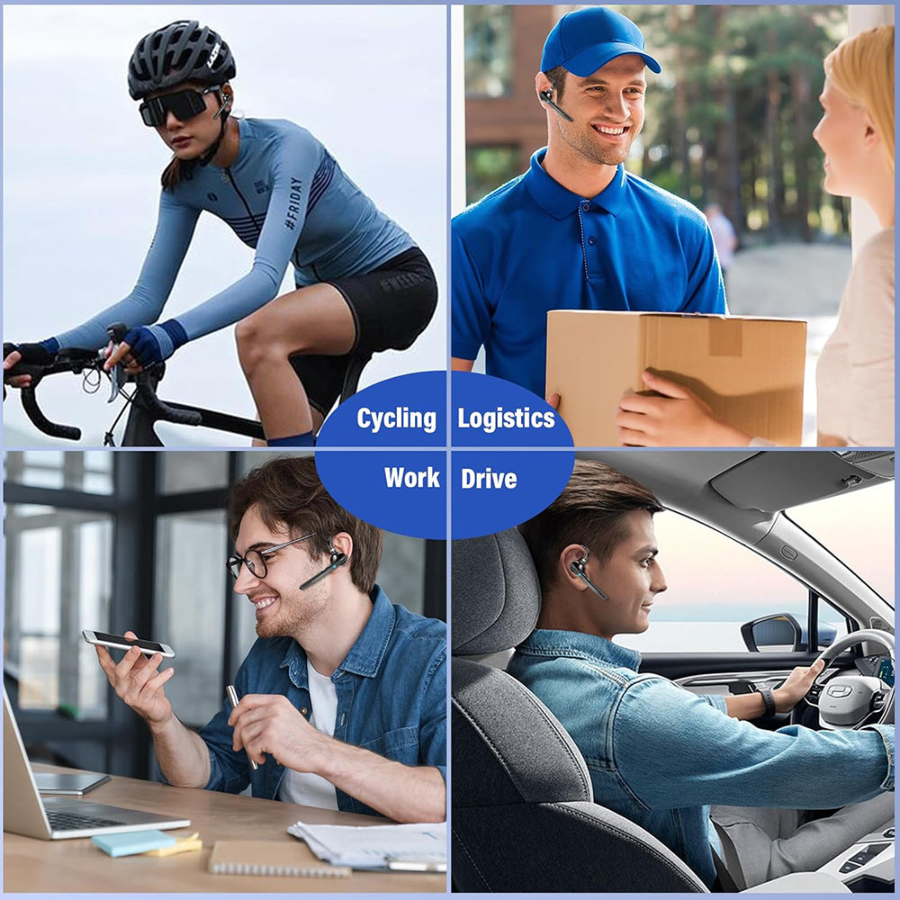 Manos libres Bluetooth Techsuit G9 TalkZen, A2DP, Negro
