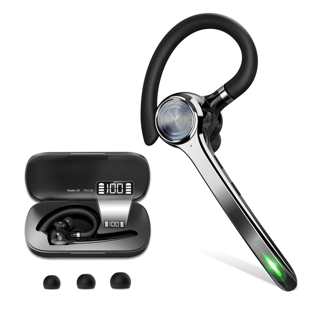 Manos libres Bluetooth Techsuit NeXound G7, MultiPoint, A2DP, Negro