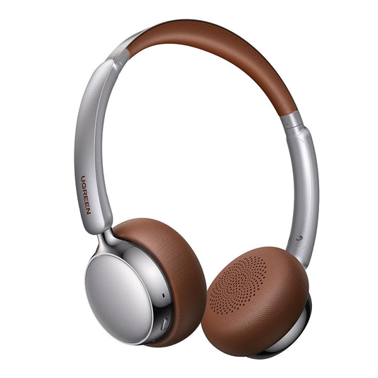 Manos libres Bluetooth UGREEN HiTune Studio Plus HP207, A2DP, ANC, Marrón
