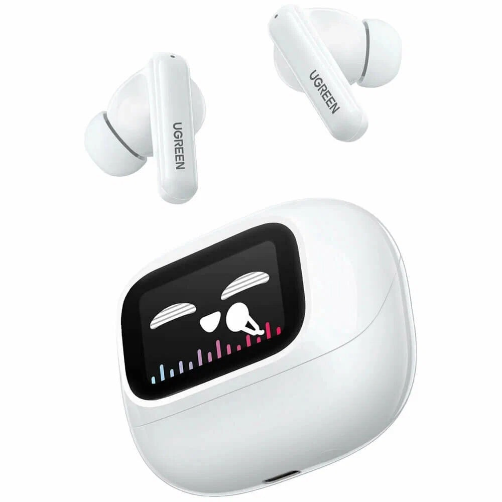 Manos libres Bluetooth UGREEN HiTune T6 Magic WS211, TWS, ANC, MultiPoint, Blanco