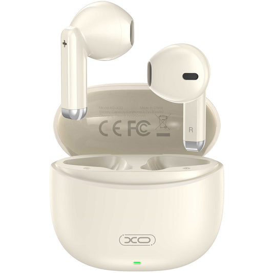 Manos libres Bluetooth XO Design X33, TWS, Beige
