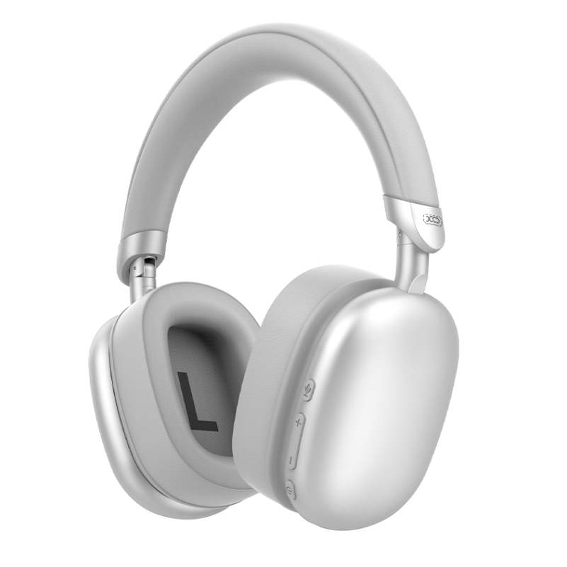 Manos libres Bluetooth XO Design BE55, A2DP, ANC, Plateado