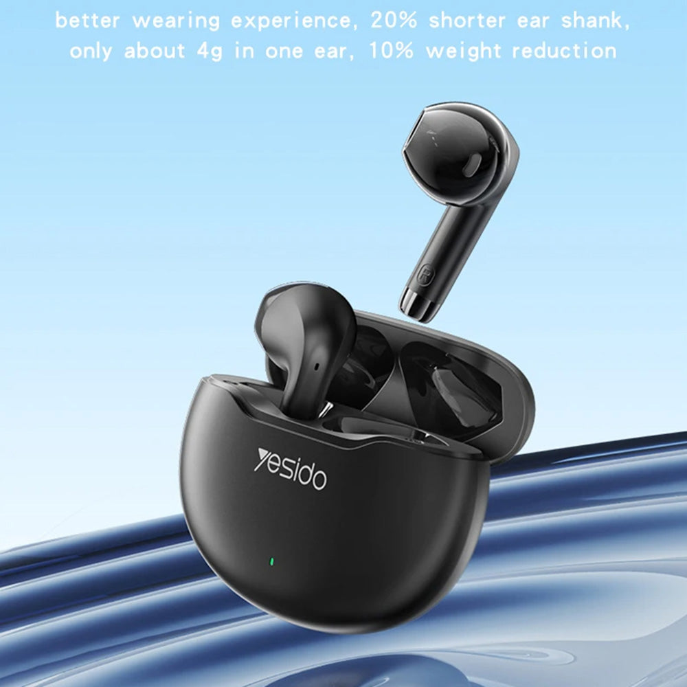 Manos libres Bluetooth Yesido TWS21, TWS, Negro