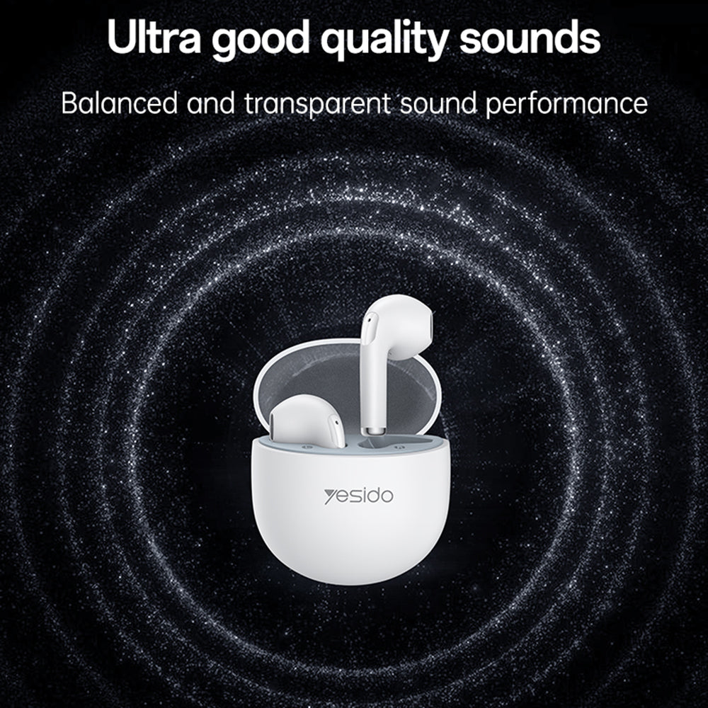 Handsfree Bluetooth Yesido TWS35, TWS, Blanco