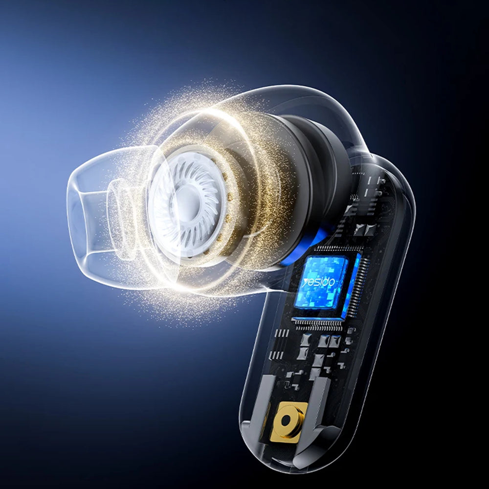 Manos libres Bluetooth Yesido TWS38, TWS, Negro