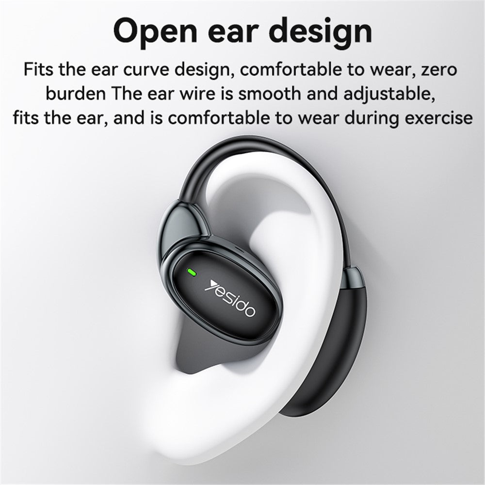 Manos libres Bluetooth Yesido YSP19 BL, TWS, Negro