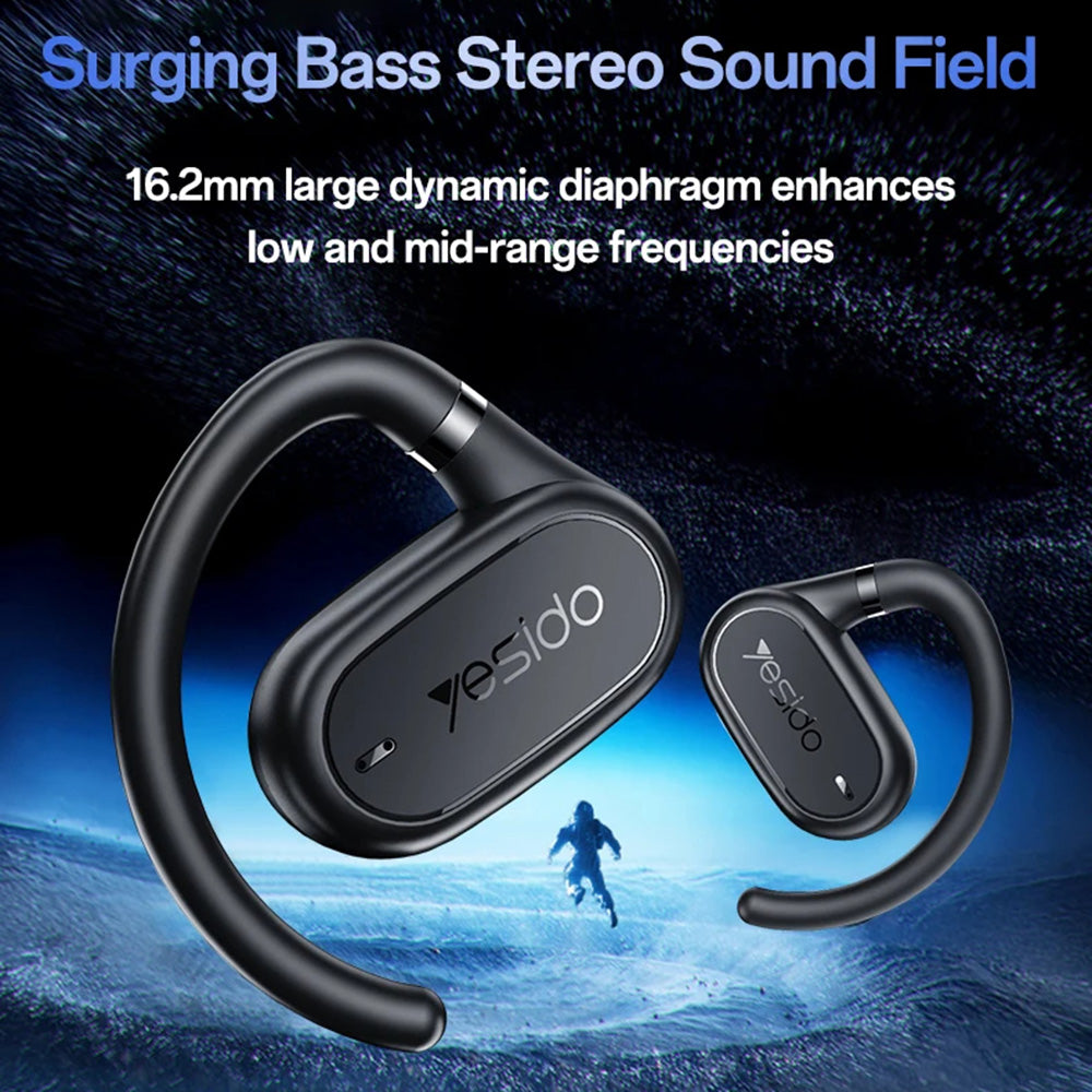 Manos libres Bluetooth Yesido YSP25, TWS, Negro