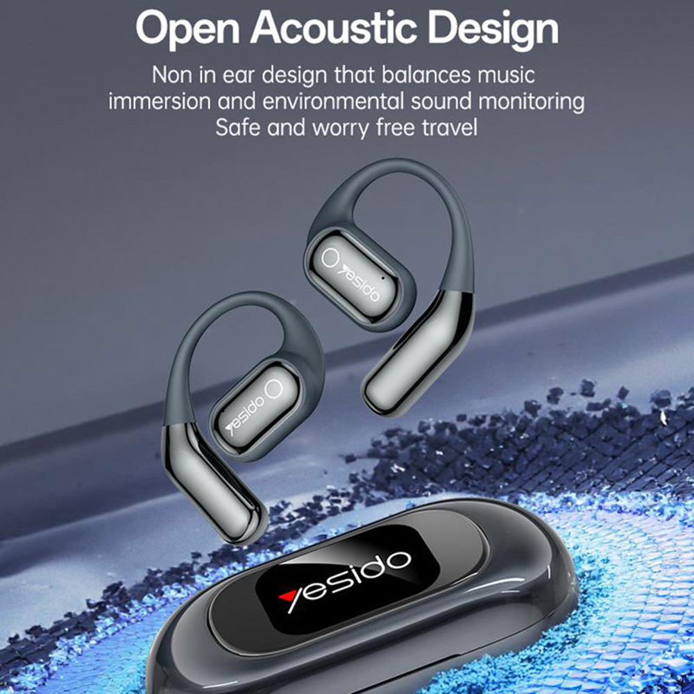 Manos libres Bluetooth Yesido YSP26, TWS, Negro